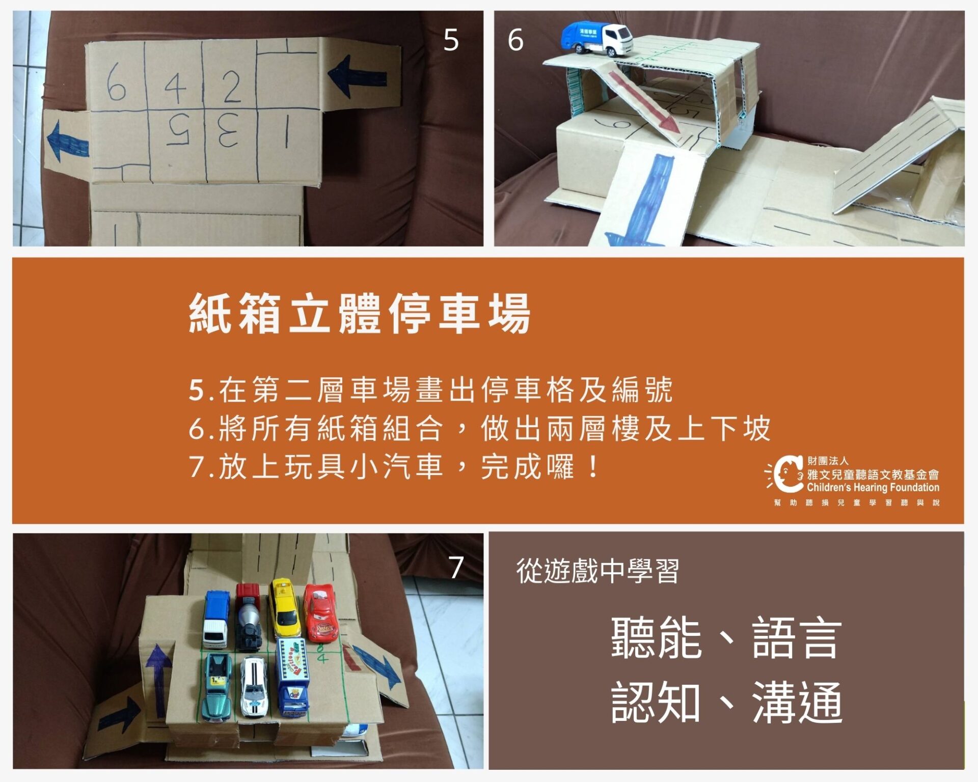 紙箱立體停車場製作方法